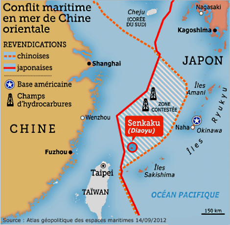 Les relations sino-japonaises sont sur une pente dangereuse Conflit-maritime-en-mer-de-chine-de-lest